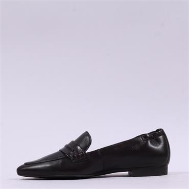 Paul Green Pointed Toe Penny Loafer - Mocha Leather